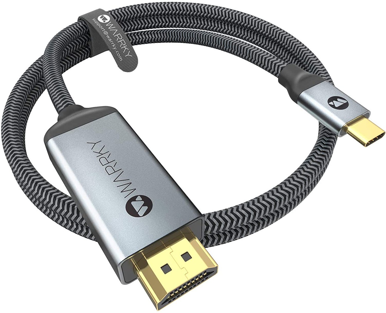 otros electronicos - CABLE USB C A HDMI 4K, WARRKY THUNDERBOLT 3 6FT