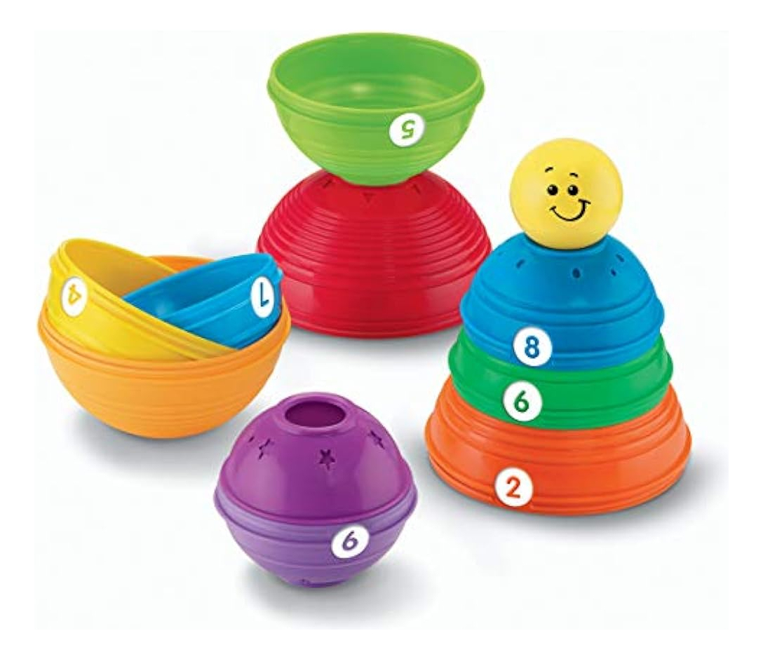 Salud y Equipamiento Médico - Fisher-price Brilliant Basics Stack - Roll Cups 5