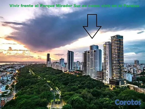 apartamentos - Apartamento Torre Mar Azul Piso 15 Av, Anacaona 8