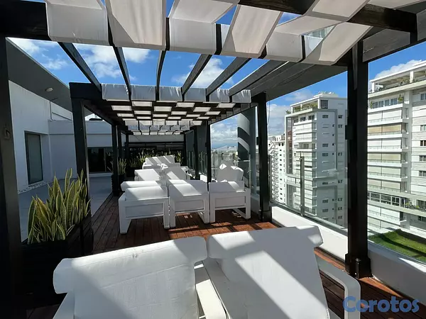 apartamentos - Apartamento Alquiler Piantini Amueblado UNA Habita 9