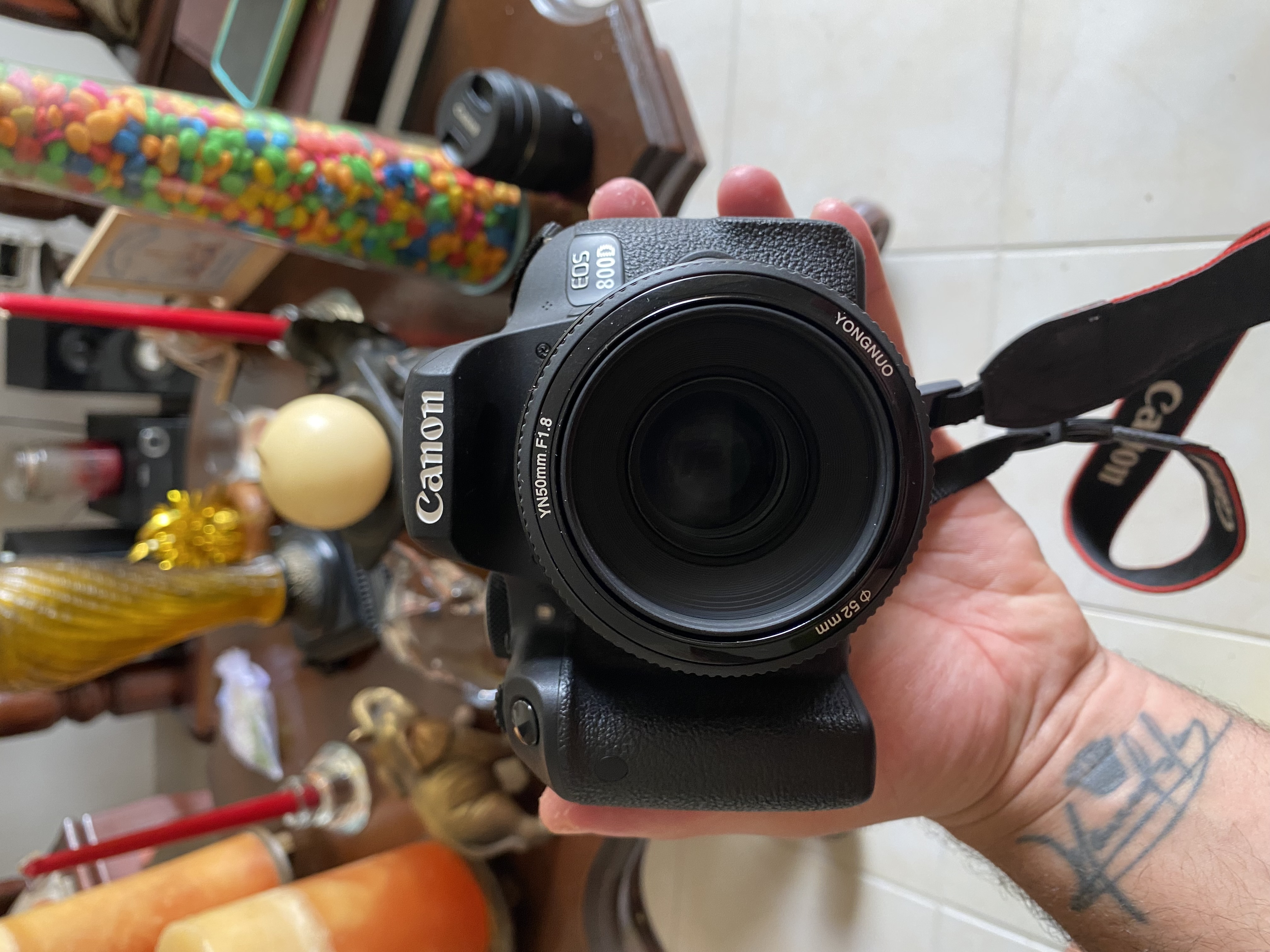 camaras y audio - $30,000 - CANON 800D + 2 lentes + micro + mochila 1
