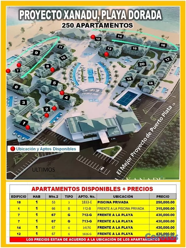 apartamentos - SE VENDEN 6 APTOS NUEVOS en PLAYA DORADA,  XANADU  10
