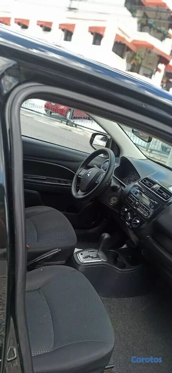 carros - MITSUBISHI MIRAGE 2017 NEGRO 9