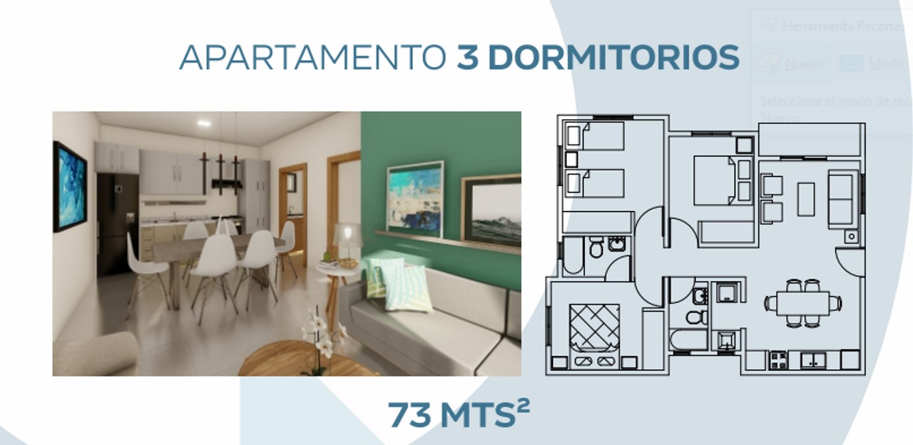 apartamentos - Apartamentos de 2 y 3 habitaciones en Puerto Plata. 1