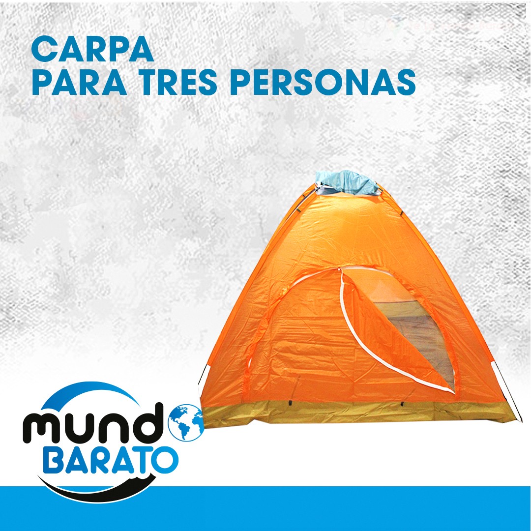 Casa De Campaña Para 3 Personas, Carpa, Camping, acampar tienda