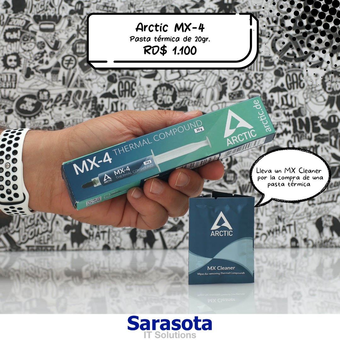 computadoras y laptops - Arctic Pasta térmica MX-4 o MX4 de 20Gr Thermal Pad
