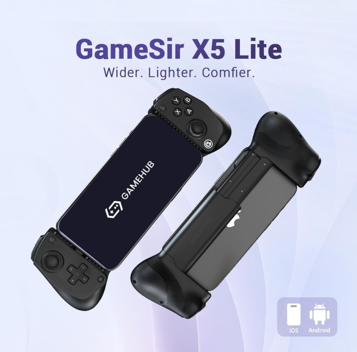 consolas y videojuegos - Control de juego para celulares- Game Sir X5 3