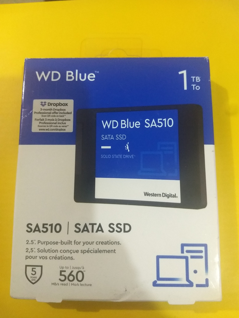 computadoras y laptops - Disco Duro Western Digital SSD Solido 1TB