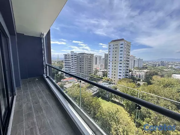 apartamentos - APARTAMENTO EXCLUSIVO  DE RENTA 2 HABITACIONES EN LA TRINITARIA SANTIAGO 6