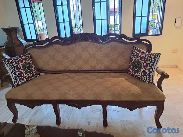 muebles y colchones - Juego de muebles en caoba 4