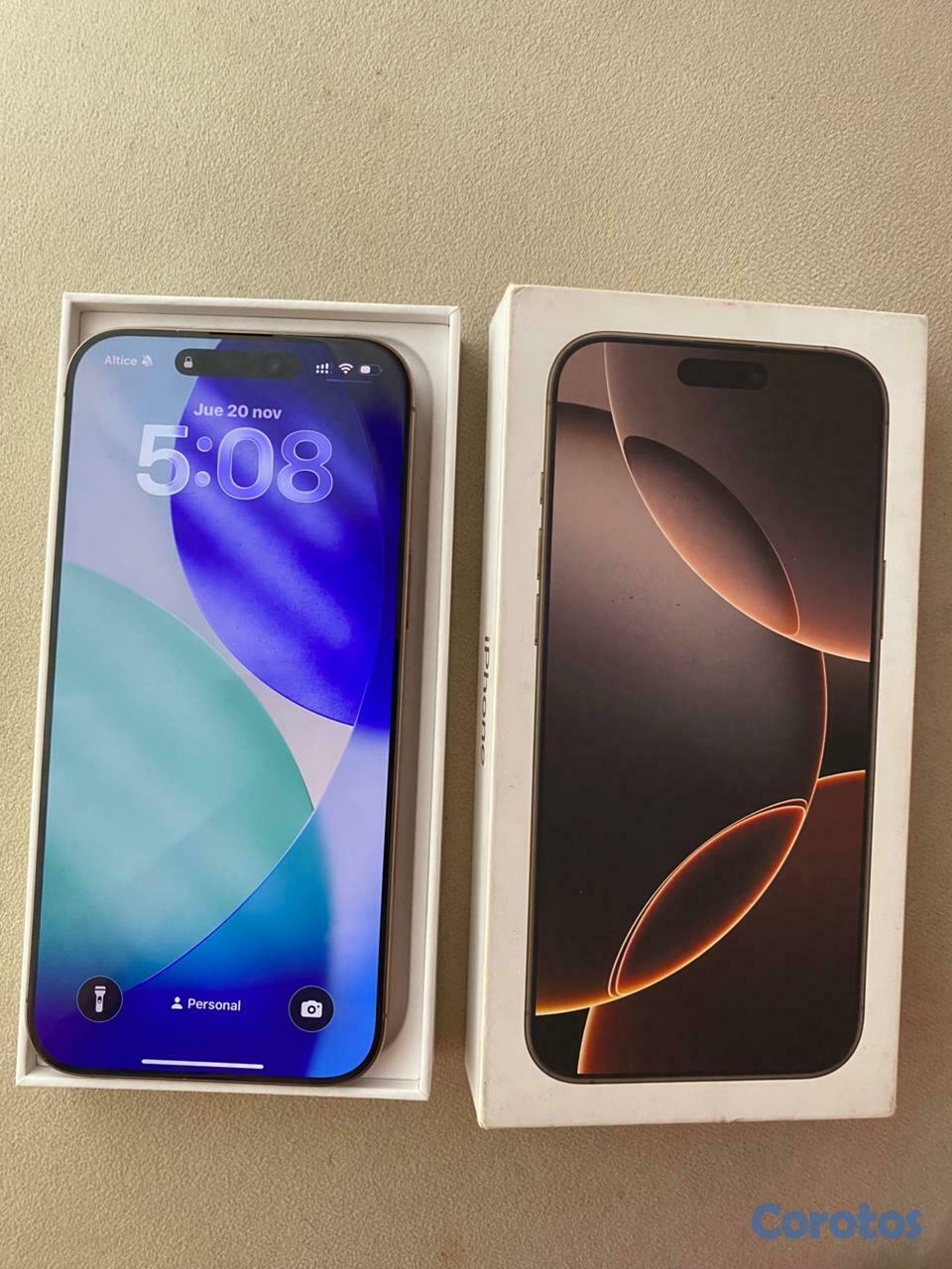 celulares y tabletas - iPhone 16 pro Max-Factory 256GB 1