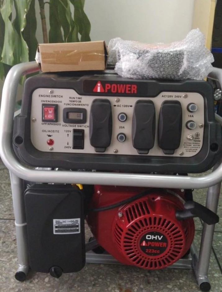 plantas e inversores - Planta electrica 5 kilos de gasolina Aipower envio gratis