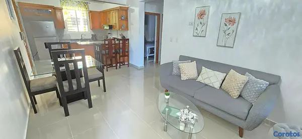 apartamentos - rento 2do piso amueblado dorado 1ro santiago  9