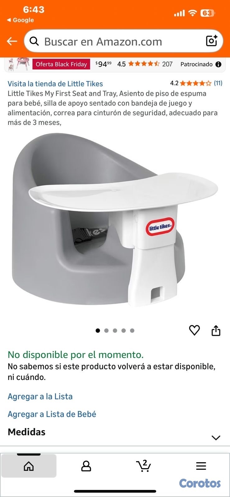 muebles - sillita para bebé 2