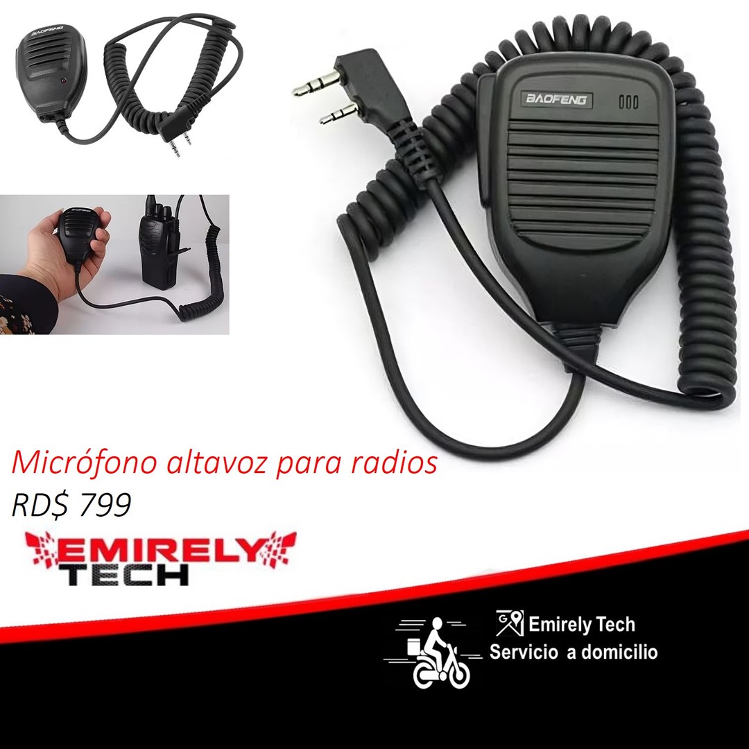 radio de comunicacion altavoz microfono megafono para radios baofeng