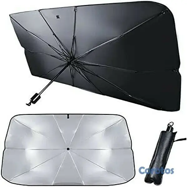 accesorios para vehiculos - Parasol plegable tipo sombrilla para vehículo 2