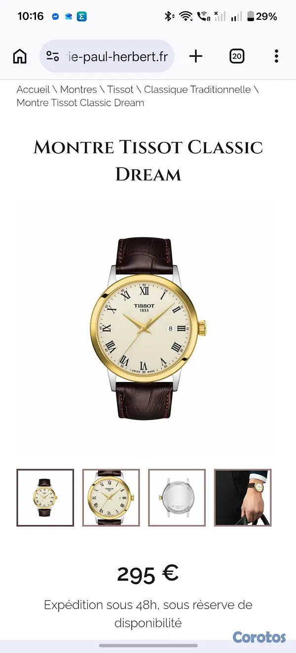 joyas, relojes y accesorios - Reloj Tissot Classic Dream 10