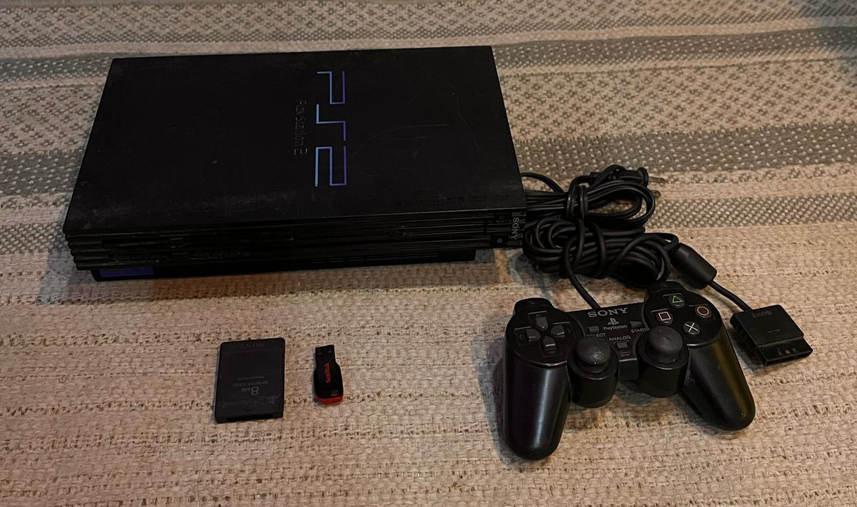 consolas y videojuegos - ps2 fat jakiado USB 16gb  1