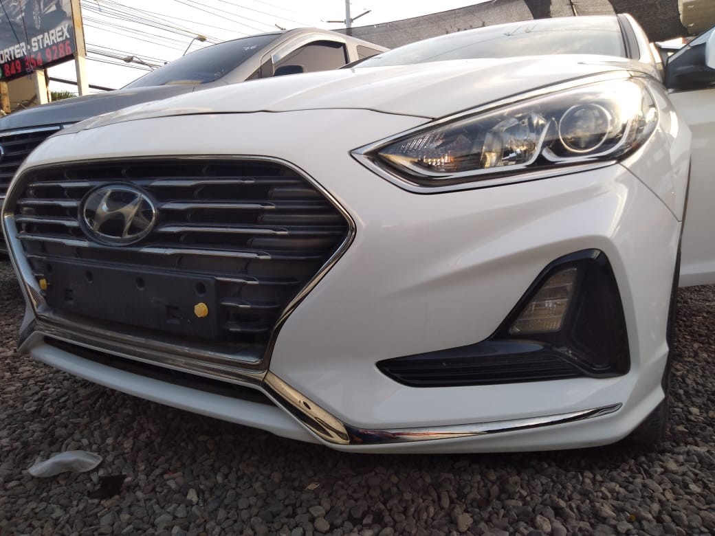 carros - HYUNDAI SONATA NEW RISE 2019 BLANCO 3