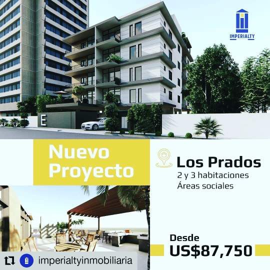 apartamentos - Excelente Proyecto de Apartamentos En Los Prados, Solo queda uno.. 