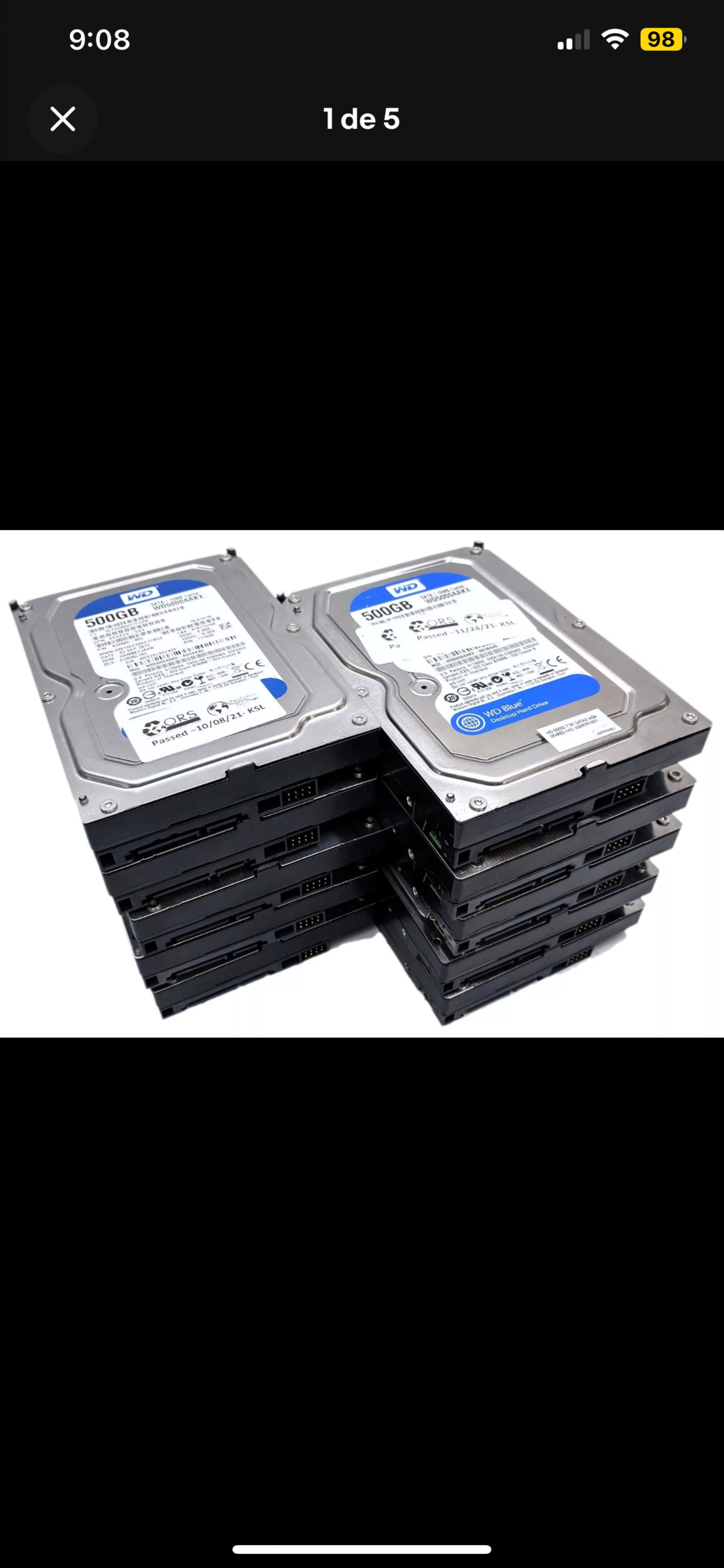 otros electronicos - disco sata 500GB  4
