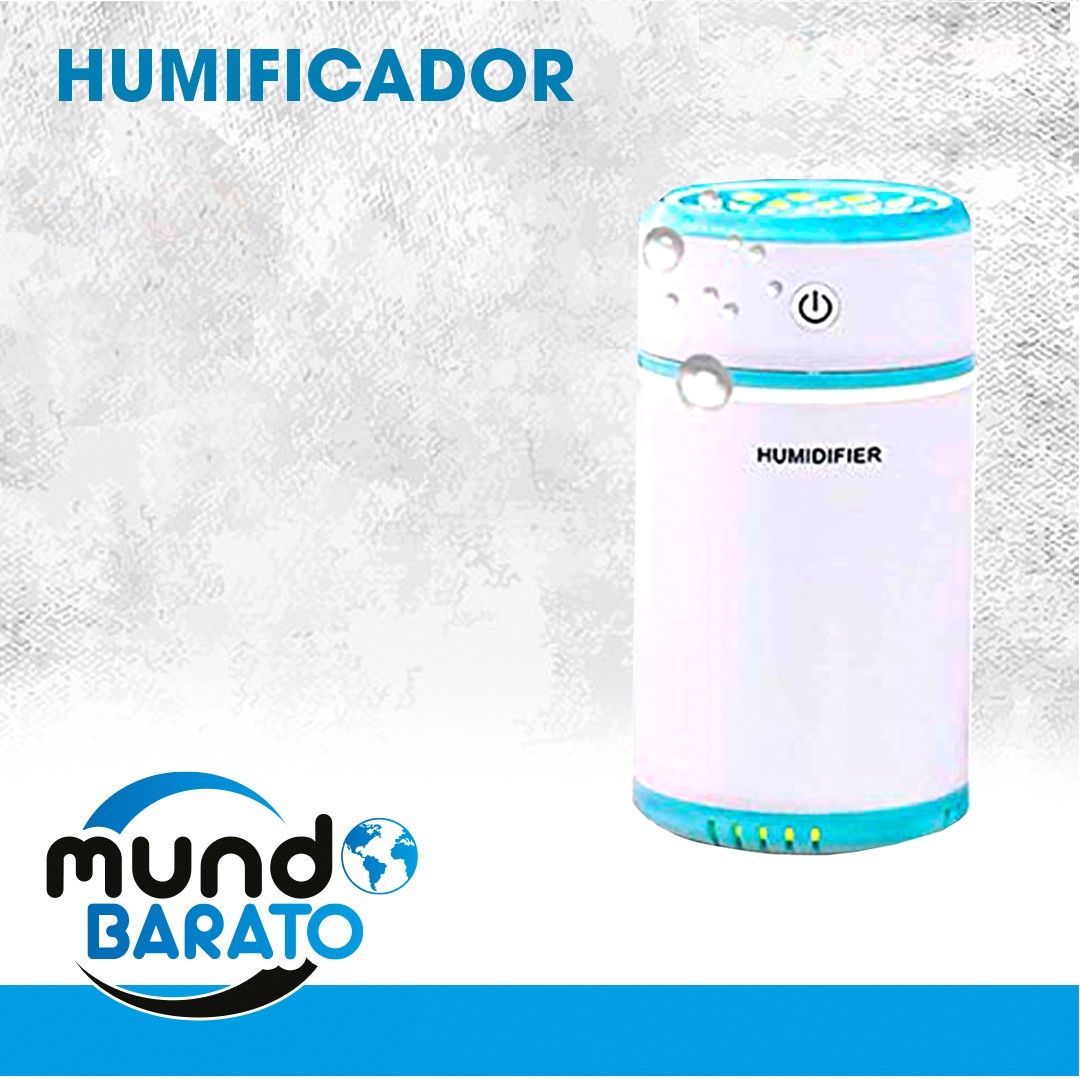salud y belleza - Mini Humidificador De Aire Usb Difusor Con Luz