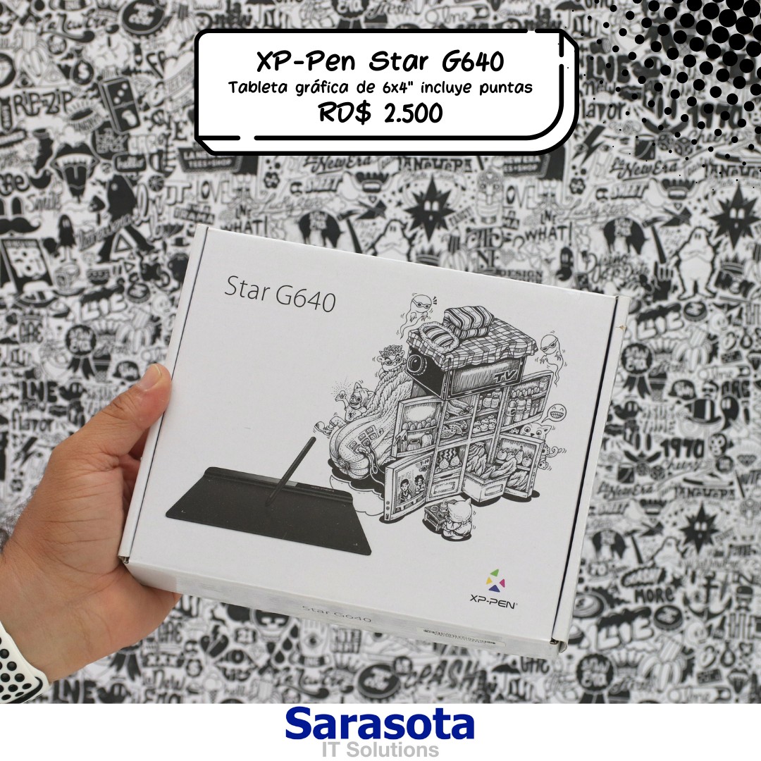 accesorios para electronica - XP-Pen Star G640 Pen Tablet Somos Sarasota