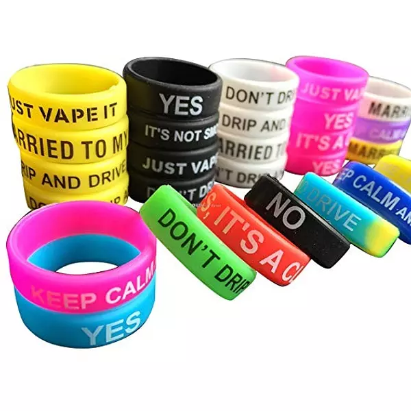 otros electronicos - Anillos Bandas Decoradores Y Protectores Para Tanques De Vape Vaper 2