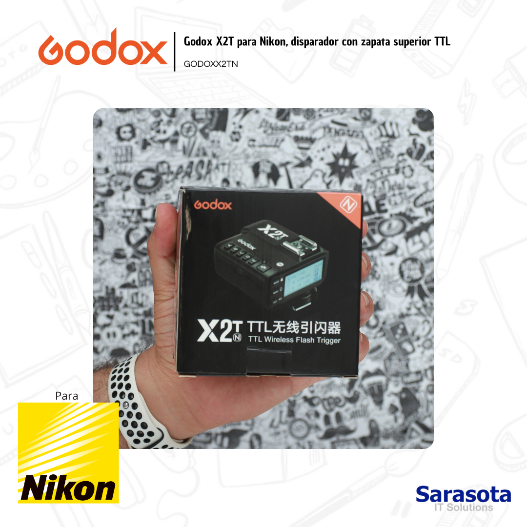 accesorios para electronica - Disparador Godox X2T para Nikon Garantía 1 año 1
