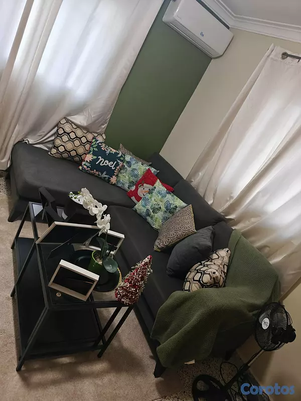 muebles y colchones - Mueble gris en L 2