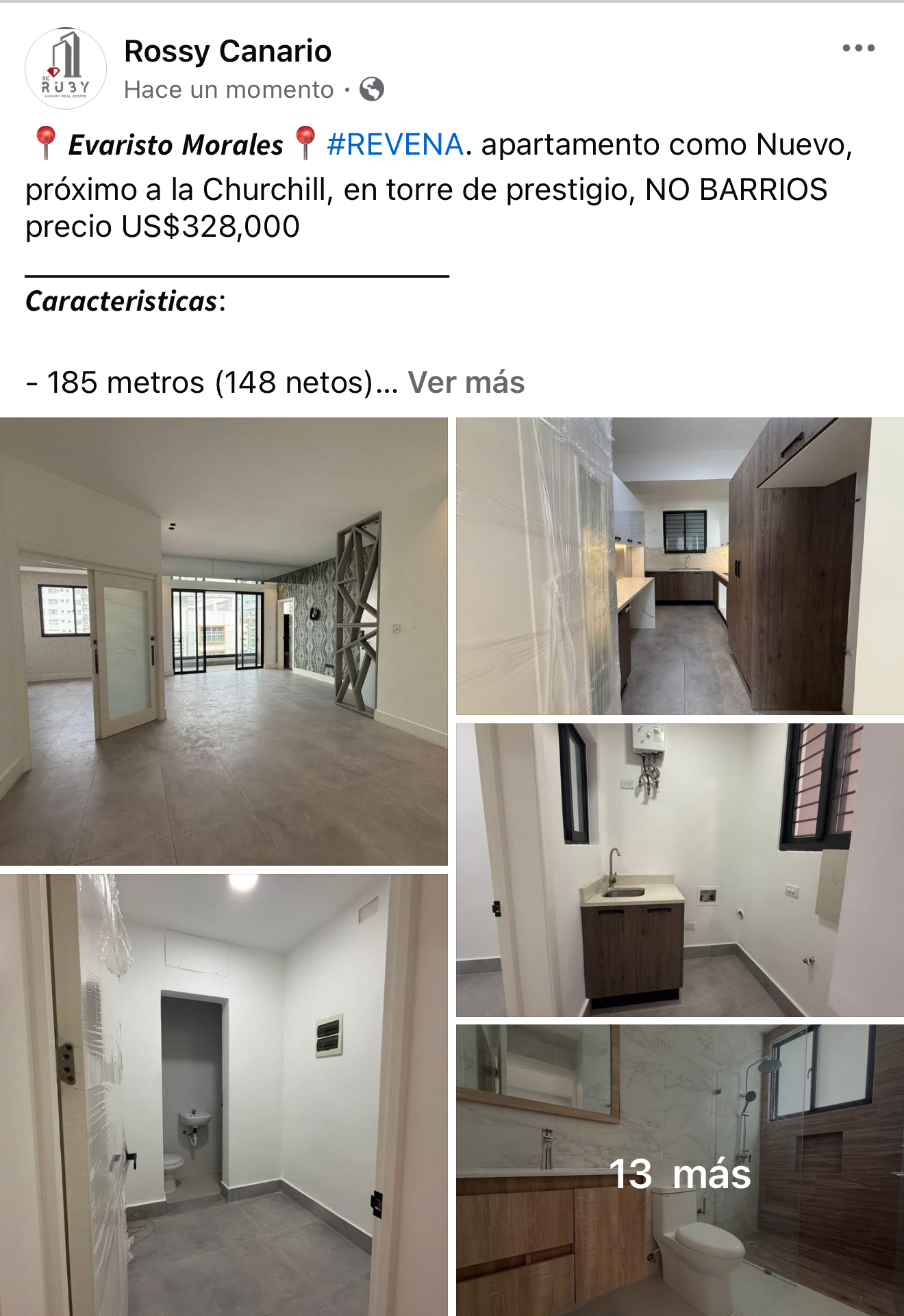apartamentos - Apt. En venta en Urb. Real 191 mts2 168 mts2 neto  8