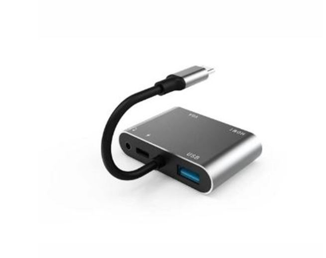 otros electronicos - Adaptador 5 en 1 HDMI VGA 4K 1
