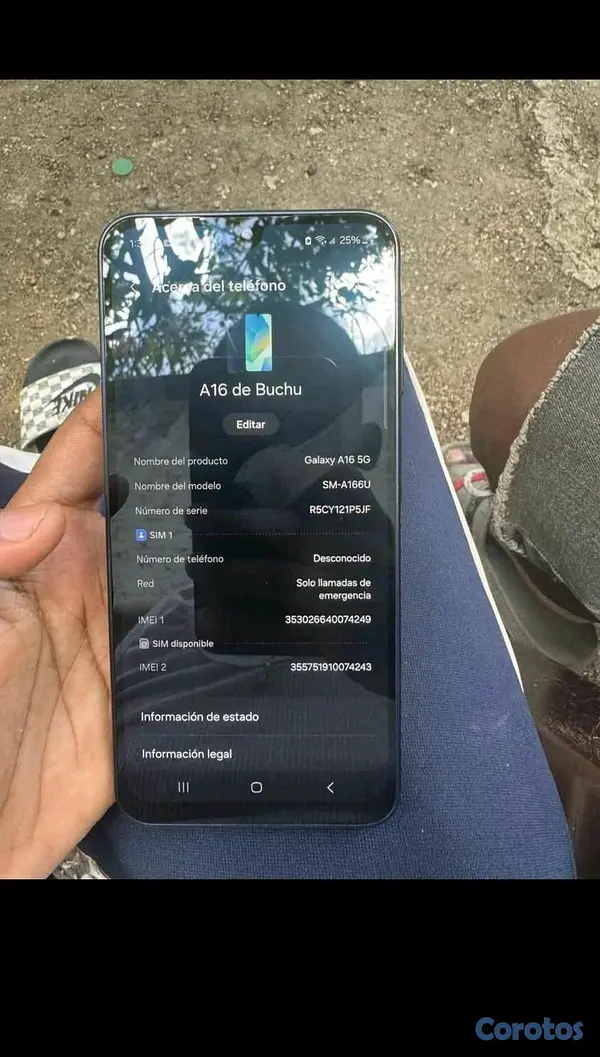 celulares y tabletas - samsung galaxy a16 5g vendo o canbio  5