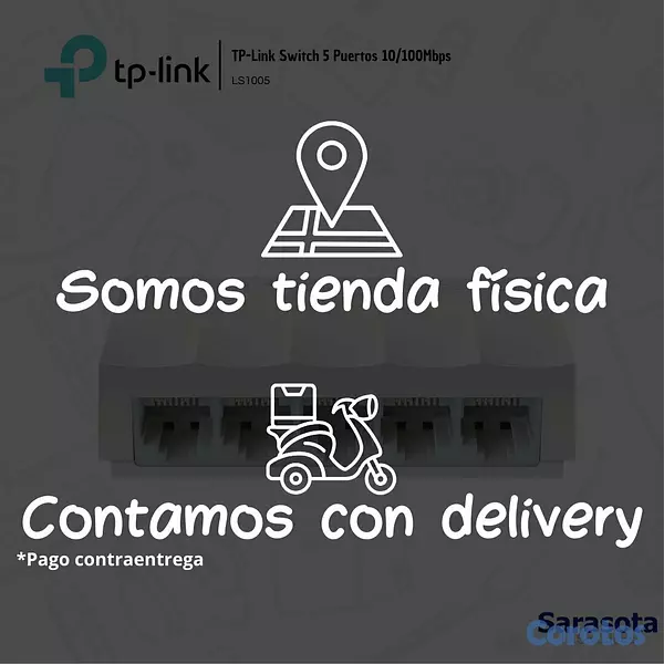 accesorios para electronica - TP-Link Switch 5 Puertos LS1005 2
