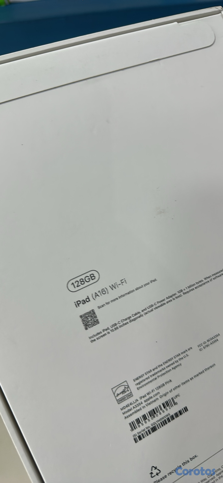 celulares y tabletas - Apple iPad A16 11th 128gb rosada nueva sellada 2