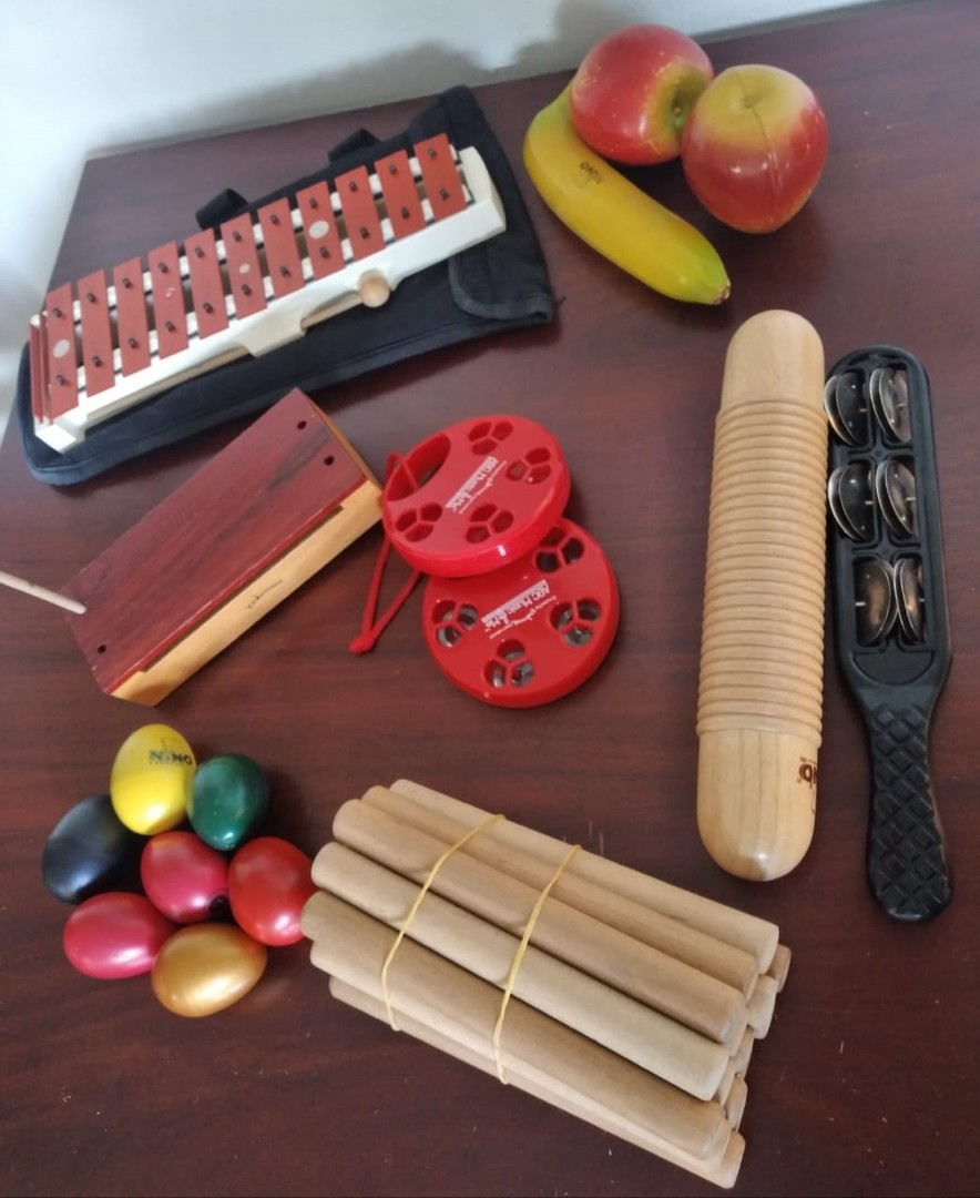 Kit de instrumentos musicales para colegio, niños y profesores