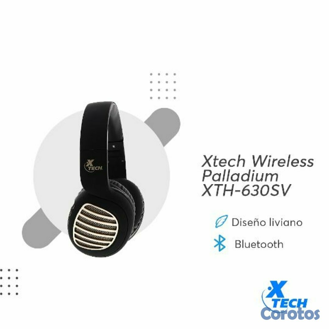 computadoras y laptops - AUDIFONO CON MICROFONO BLUETOOTH XTECH PALLADIUM BLUETOOTH  2