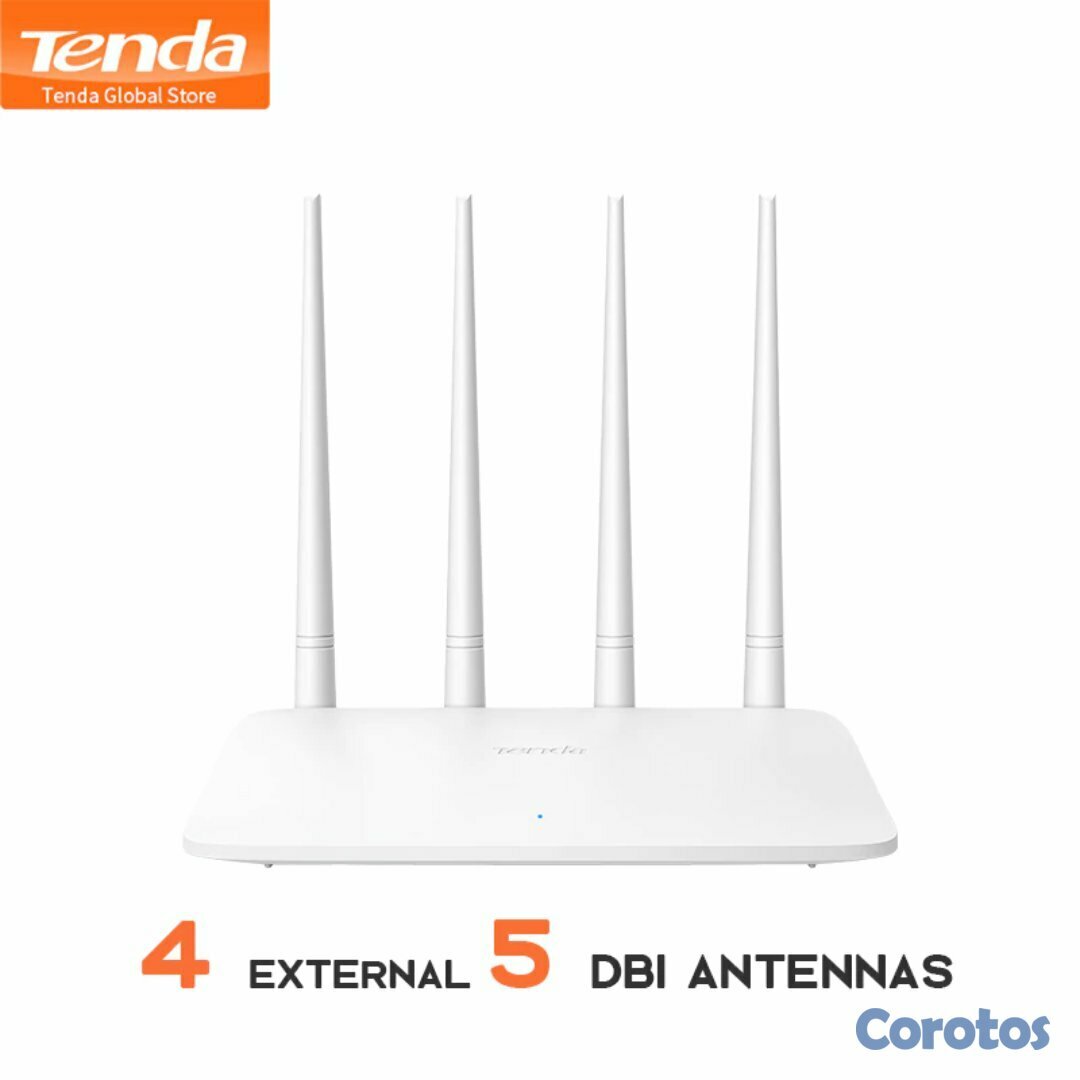 impresoras y scanners - ROUTER WIRELESS TENDA F6, 100MBPS - 4 ANTENAS BANDWITH CONTROL 1