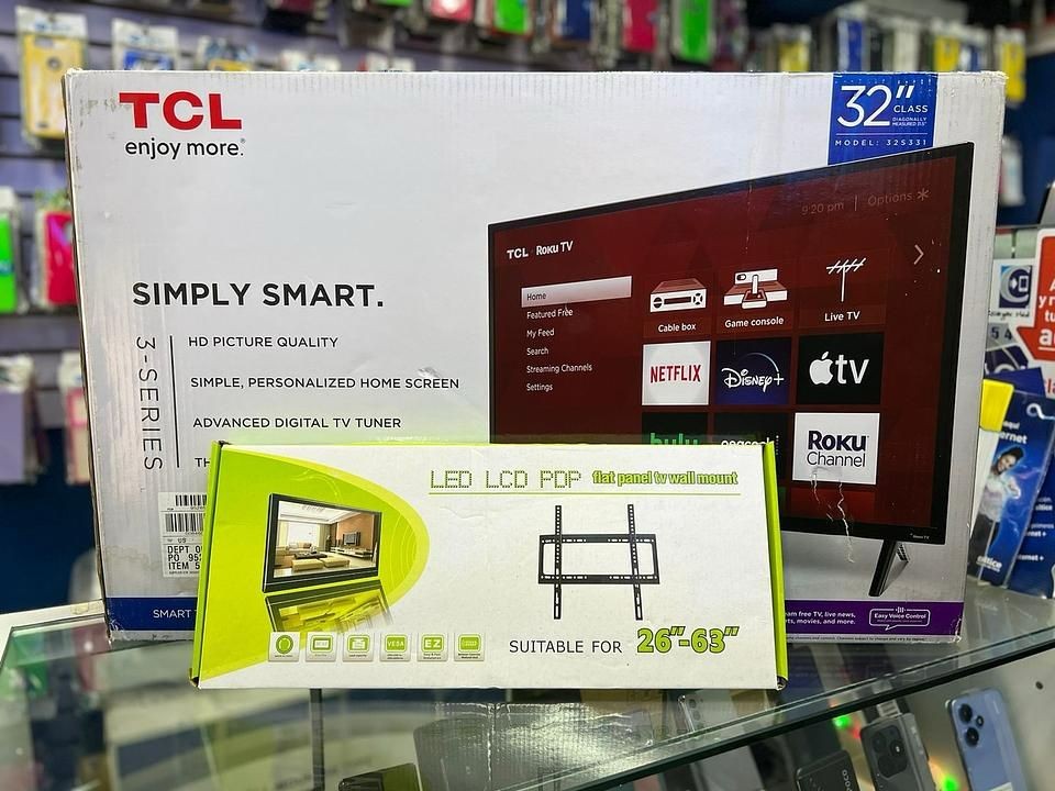 celulares y tabletas - TELEVISORES SMART TV TCL DE 32 PULGADAS ROKU
