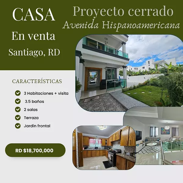 casas - Casa en proyecto cerrado, Santiago 5