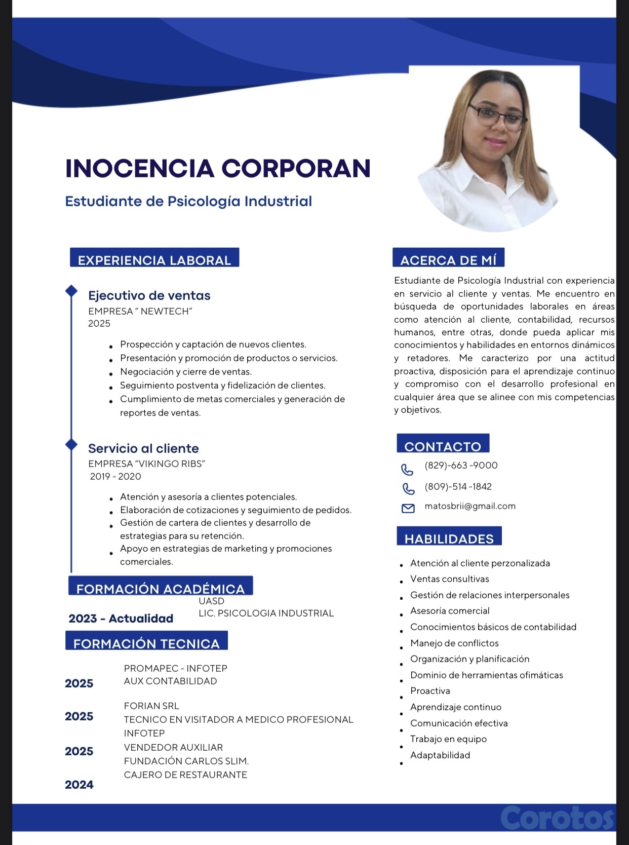 candidatos - Saludos, Busco empleo.