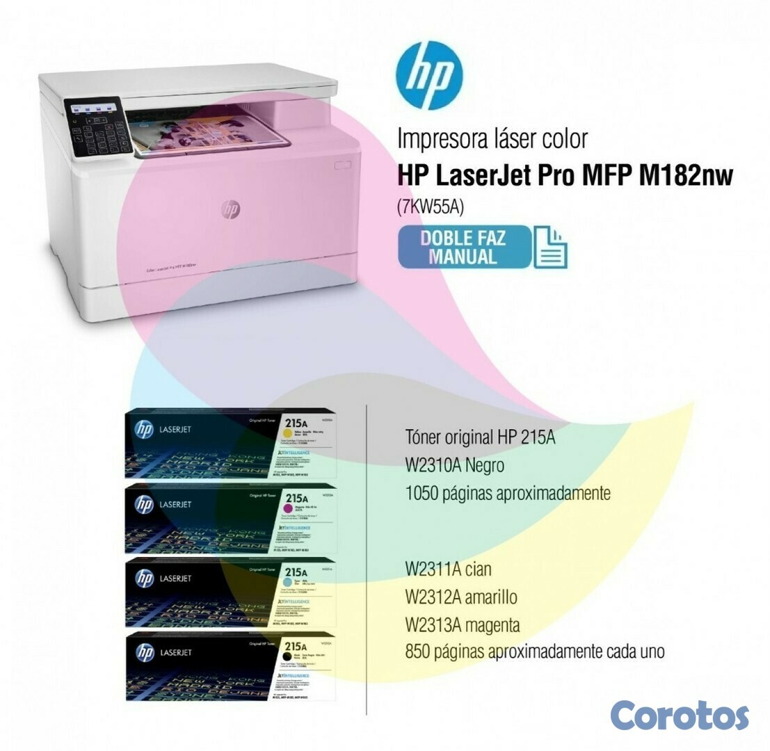 impresoras y scanners - MULTIFUNCIONAL LASER A COLOR HP LASERJET PRO PRINTER,SCANER,COPIA,-WI-FI ,LAN   1