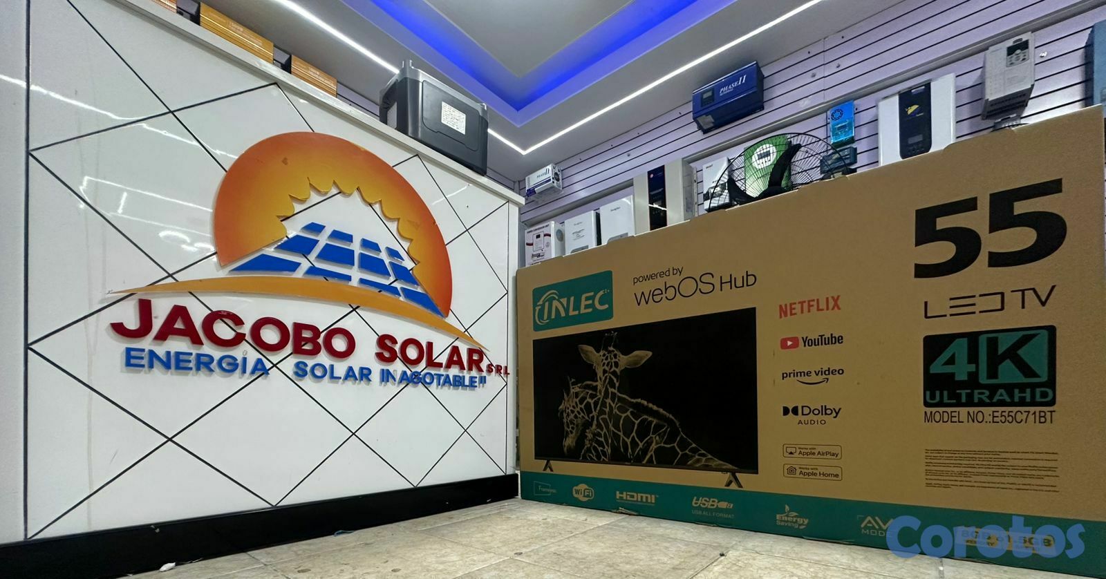 tv - SMART TV 55'' PULGADAS INLEC - JACOBO SOLAR