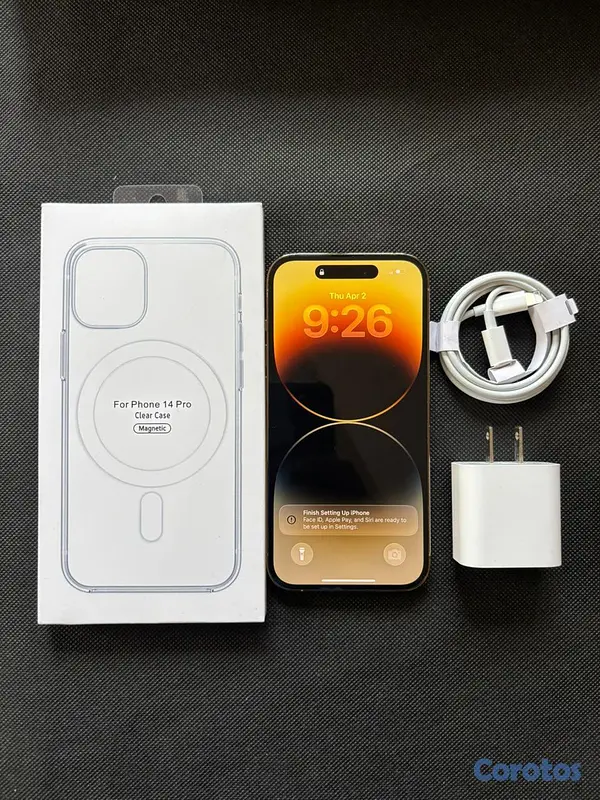 celulares y tabletas - iphone 14 pro gold 128 GB Desbloqueado.**Somos Tie 2