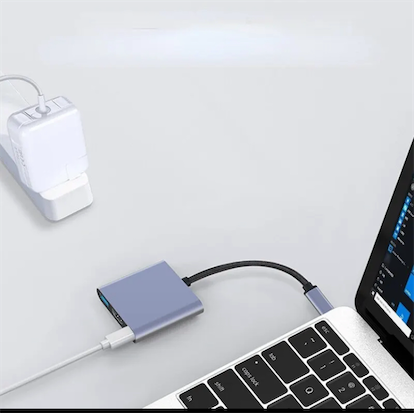 celulares y tabletas -  interfaz tipo-c USB multi-función Hub 3-en-1  2