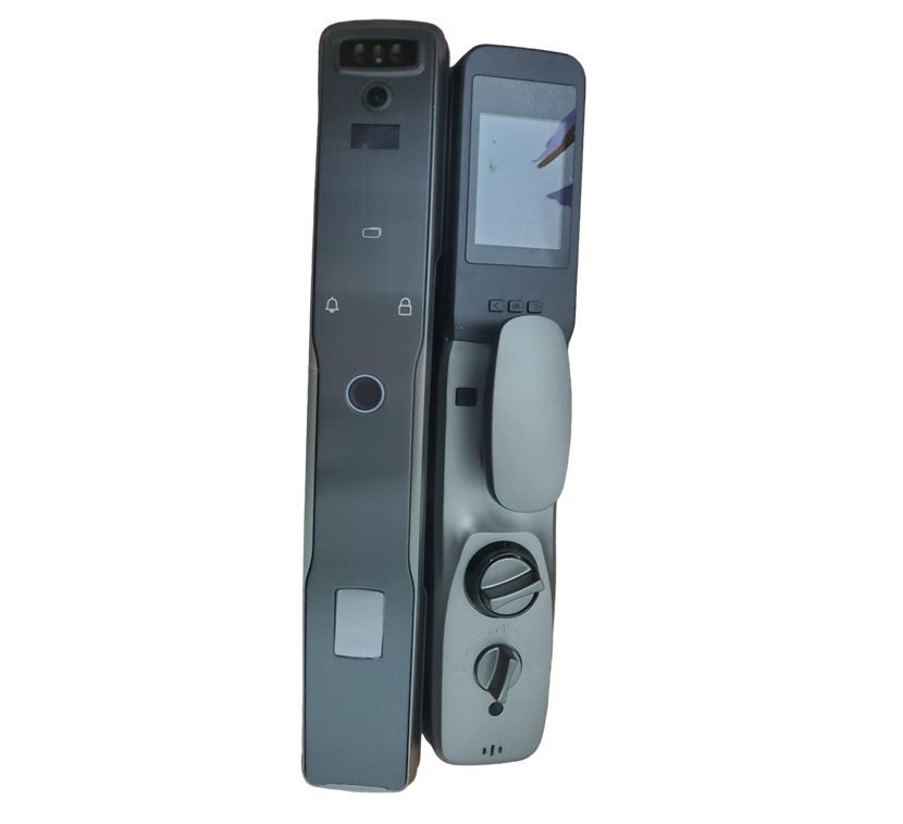 otros electronicos - Cerradura inteligente wifi para puertas con camara y timbre G-070 1