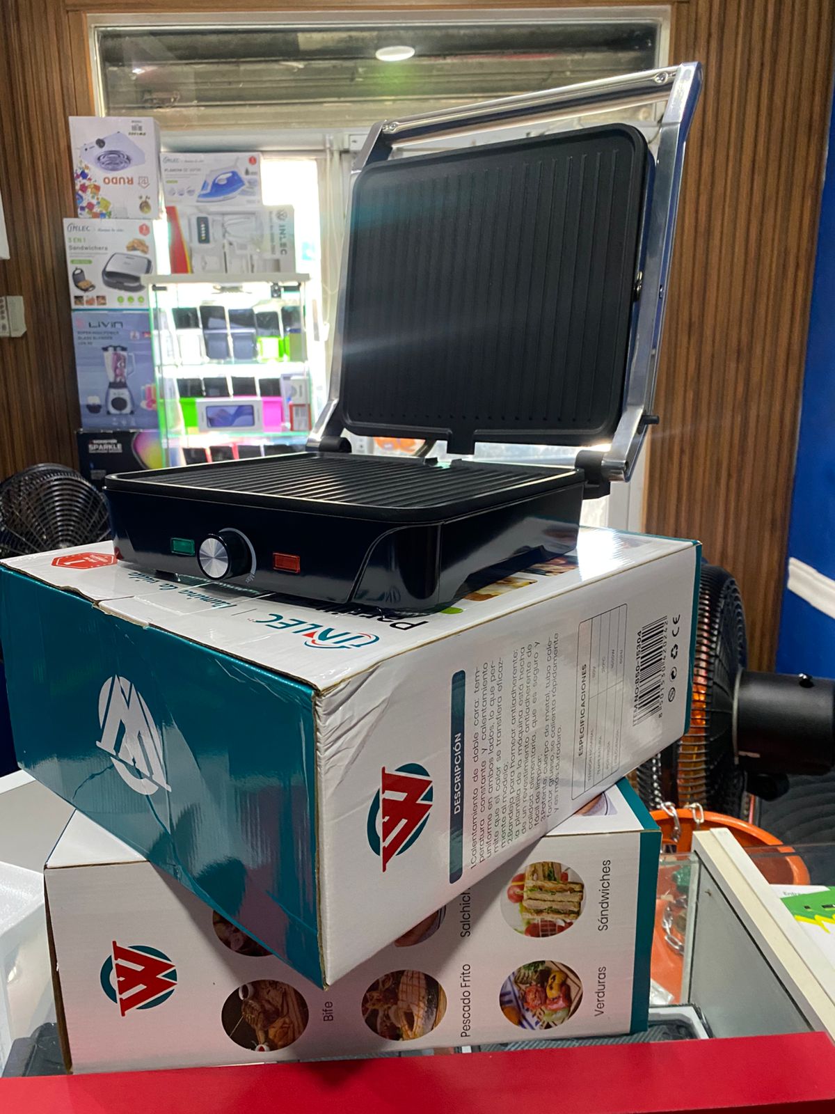 celulares y tabletas - tostadora plancha grande winlec  2
