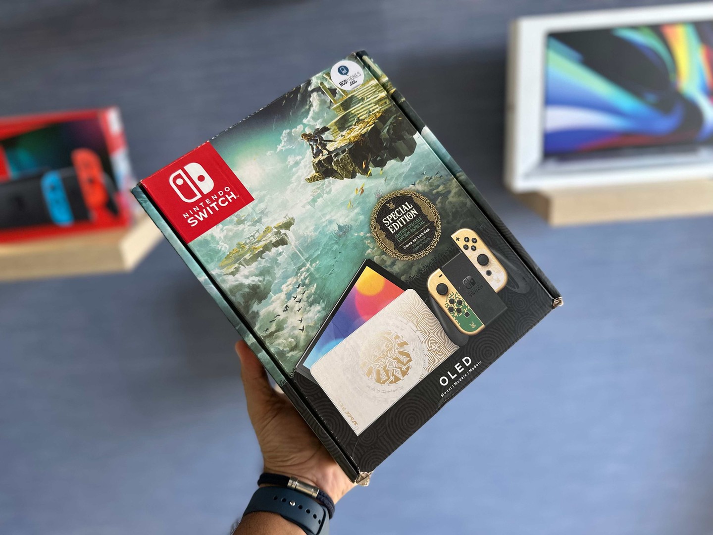 consolas y videojuegos - Nintendo Switch OLED ZELDA Special Edition Nuevo Sellado Garantía $ 19,300 NEG