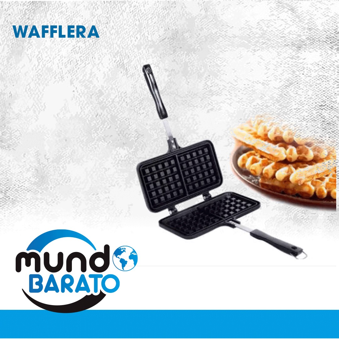 cocina - Wafflera Waffles pancakes gofres directo a la estufa, antiadherente waflera  1
