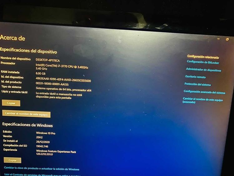 computadoras y laptops - Vendo i7 3770 con motherboard y ram 